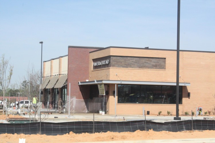 Exterior view of Panera Bread restaurant